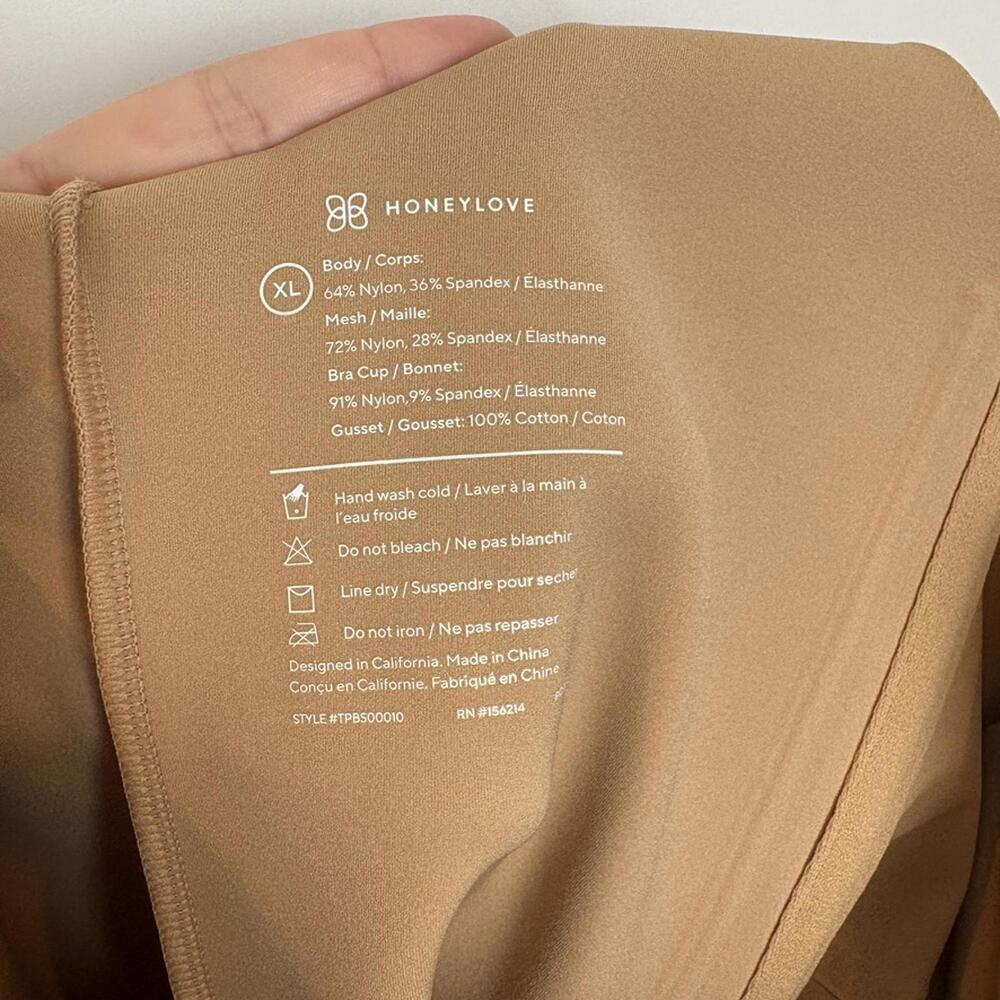 Honey Love XL Mid-Thigh Bodysuit Shape wear Plus Size Wedding Guest/Bridesmaid - Picture 6 of 6